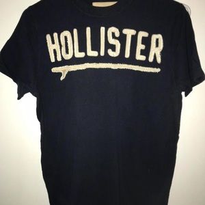 Hollister Navy Blue Frill Surfboard TShirt Sz M